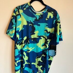 Nike Pro Combat Hypercool Dri-fit Camo Shirt Large Men’s